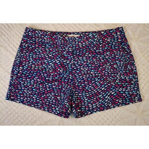 Vineyard‎ Vines Women’s Size 16 Whale Chino Shorts Cotton Stretch Blue Pockets